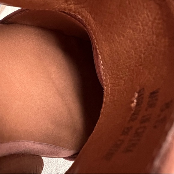 Jeffrey Campbell Cyrus Bow Suede Leather Slip-On Block Heel Mules Rose Pink 8.5 - Picture 13 of 15